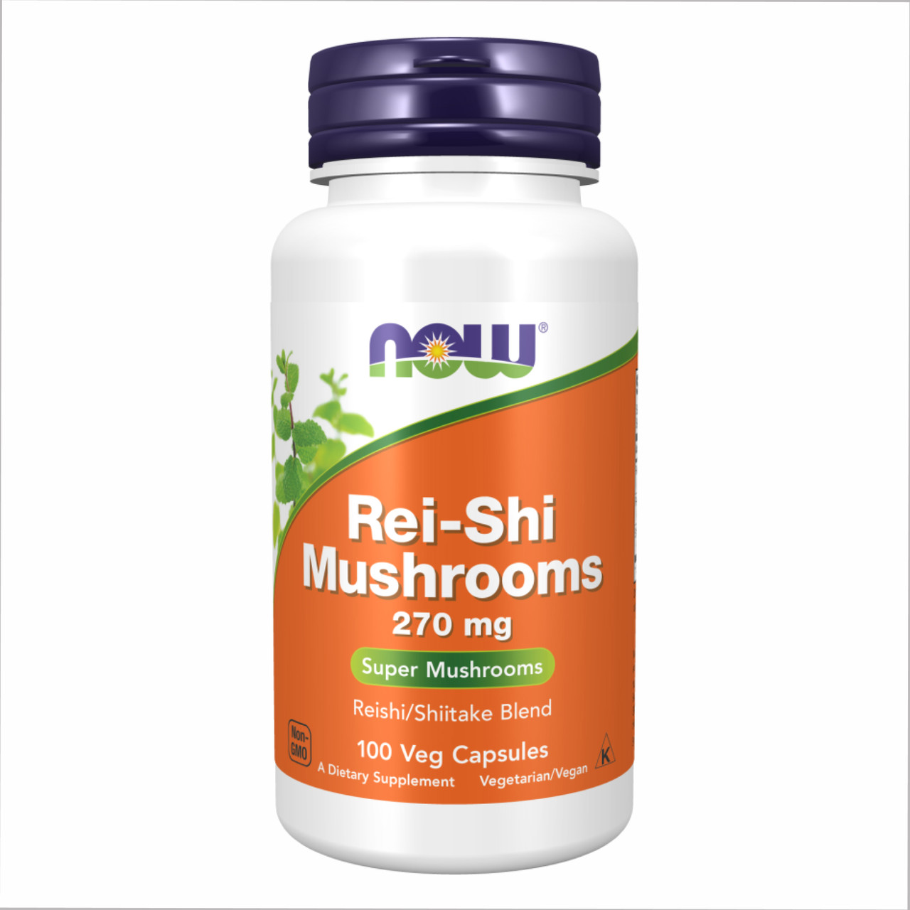 Rei-Shi Mushrooms 270 mg - 100 vcaps, фото 1