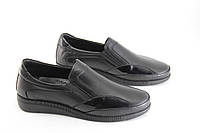 Туфли женские  Erpass 820-siyahh черные низком ходу