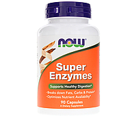Пищеварительные ферменты NOW Foods Super Enzymes 90 Caps PI, код: 7597997