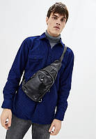 Мини-рюкзак мужской слинг кожаный на одну шлейку GA-6103-4lx TARWA