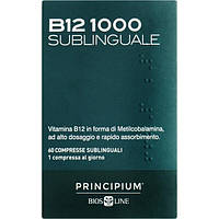 Метилкобаламин Bios Line Principium B12 1000 Sublingual 60 Tabs PI, код: 8019560