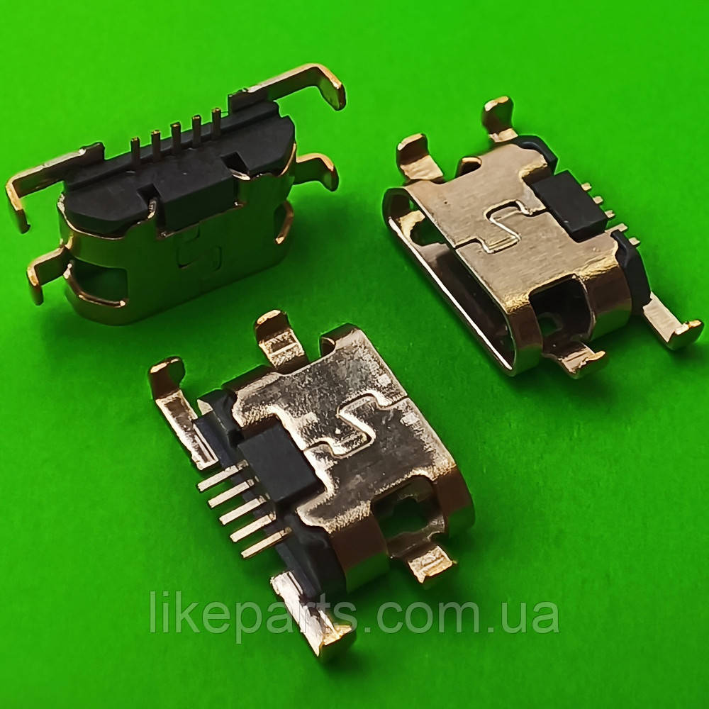 Роз'єм зарядки Lenovo A590 A670T A710E A830 A780 A586 S696, micro USB, 5 pin