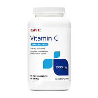 Вітамін C для спорту GNC Vitamin C with Citrus Bioflavonoids, Timed-Release 1000 mg 180 Veg C KV, код: 7520311