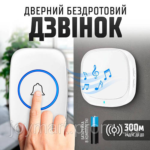 Купить Кнопка для беспроводного звонка Cacazi дверной влагозащищенный ...