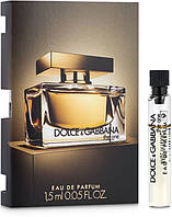 Dolce&Gabbana The One парфюмированная вода для женщин, 1.5 мл Пробник