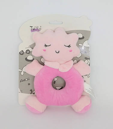 Брязкальце плюшеве Хмара рожева, Tulilo 9282, фото 1