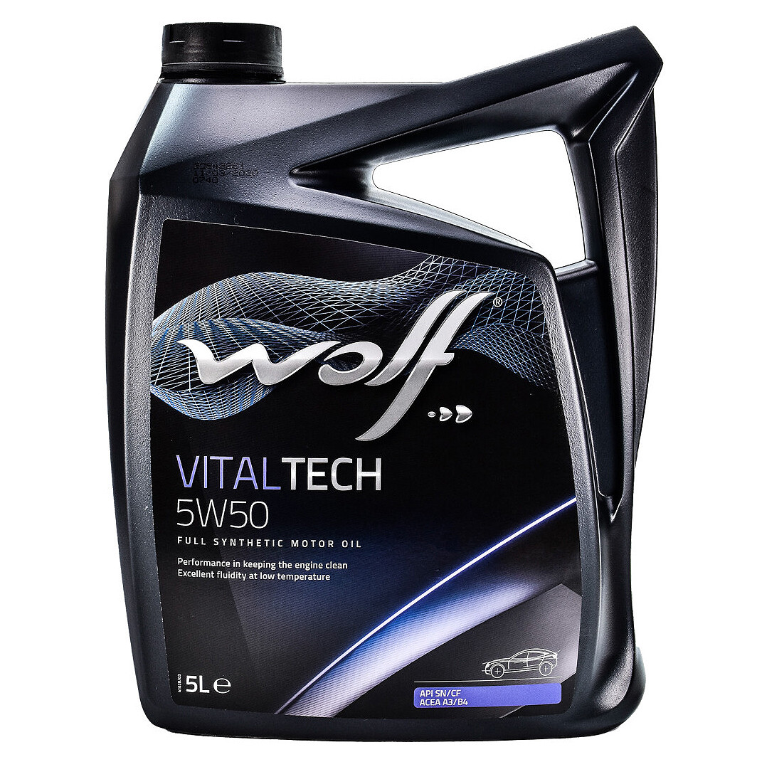 Wolf Vitaltech 5W-50, 5 л (8314728) моторна олива, фото 1