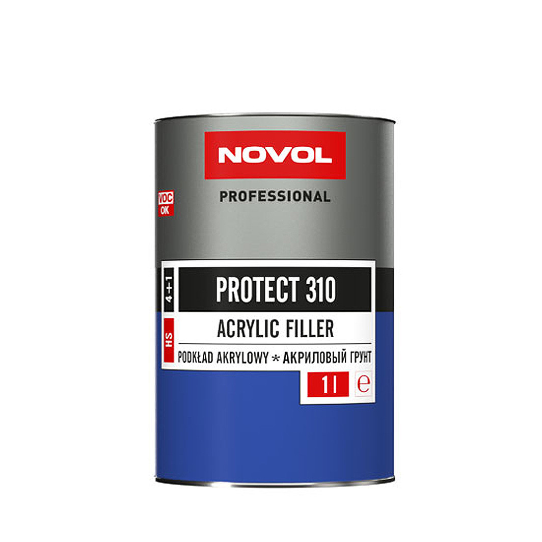 Novol Protect 310 4+1 HS, 1 л (37111) акриловий грунт, фото 1