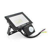 Прожектор LED з датчиком руху Vg-20W, IP65, 6500 K, 2700 Лм. Box