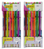 Набор простых карандашей с резинкой НВ 6шт в упаковке, HW-4388