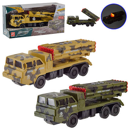 Іграшкова військова техніка, на батарейках, 2 кольори, світлові ефекти, RJ6826A, фото 2