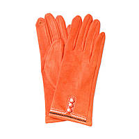 Перчатки LuckyLOOK женские экозамш Smart Touch 688-606 One size Оранжевый PI, код: 6885425