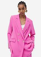 Жіночий піджак оверсайз Н&М (55744) XS Рожевий