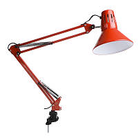 Настольная лампа в современном стиле для офиса Brille 40W MTL-07 Красный PI, код: 7271233