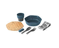 Набор пластиковой посуды Robens Leaf Meal Kit Ocean 1046-690277 MY, код: 7708330