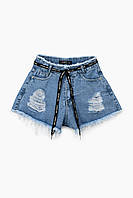Шорты джинсовые для девочки SD 6053 176 см Синий 2000989806233 UD, код: 8128222