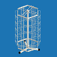 Стойка настольная вращающаяся под открытки А5 (30 карманов)