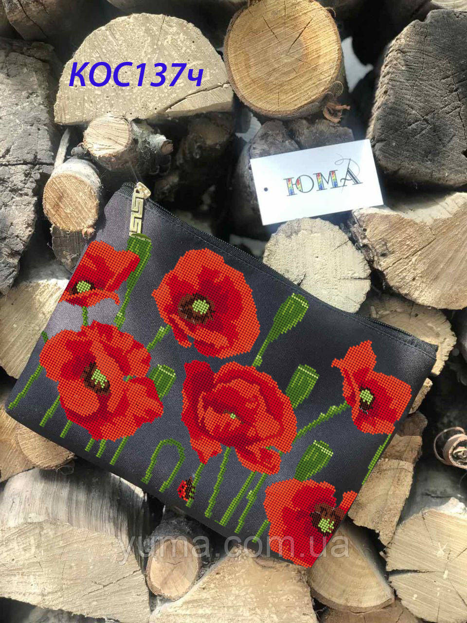 Косметичка під вишивку бісером, фото 1