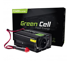 Автомобільний інвертор Green Cell 12В на 230В 150Вт/300Вт INV06 перетворювач R_2059