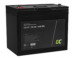 Акумулятор Green Cell CAV06 LiFePO4 12.8V 50Ah 640Wh для ДБЖ R_2063
