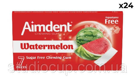 Жувальна гумка Watermelon (кавун) Aimdent