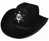 Карнавальний капелюх шерифа, фото 2