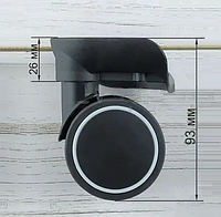 Колесный набор для чемодана ЧКБ13-78 (D=57 мм)