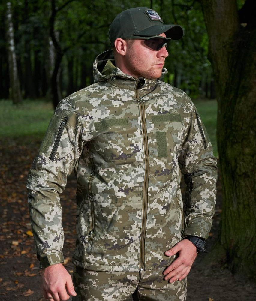 Куртка Soft Shell Combat Піксель (46-56 р.)