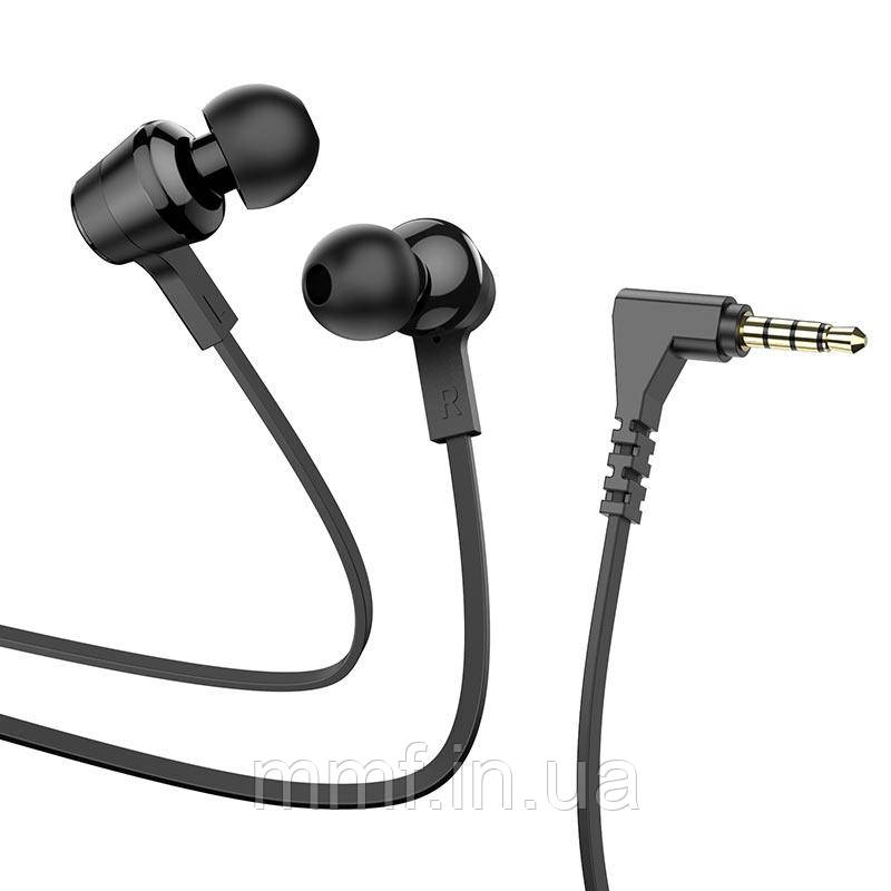 Дротові навушники HOCO M86 Oceanic universal earphones with mic / black