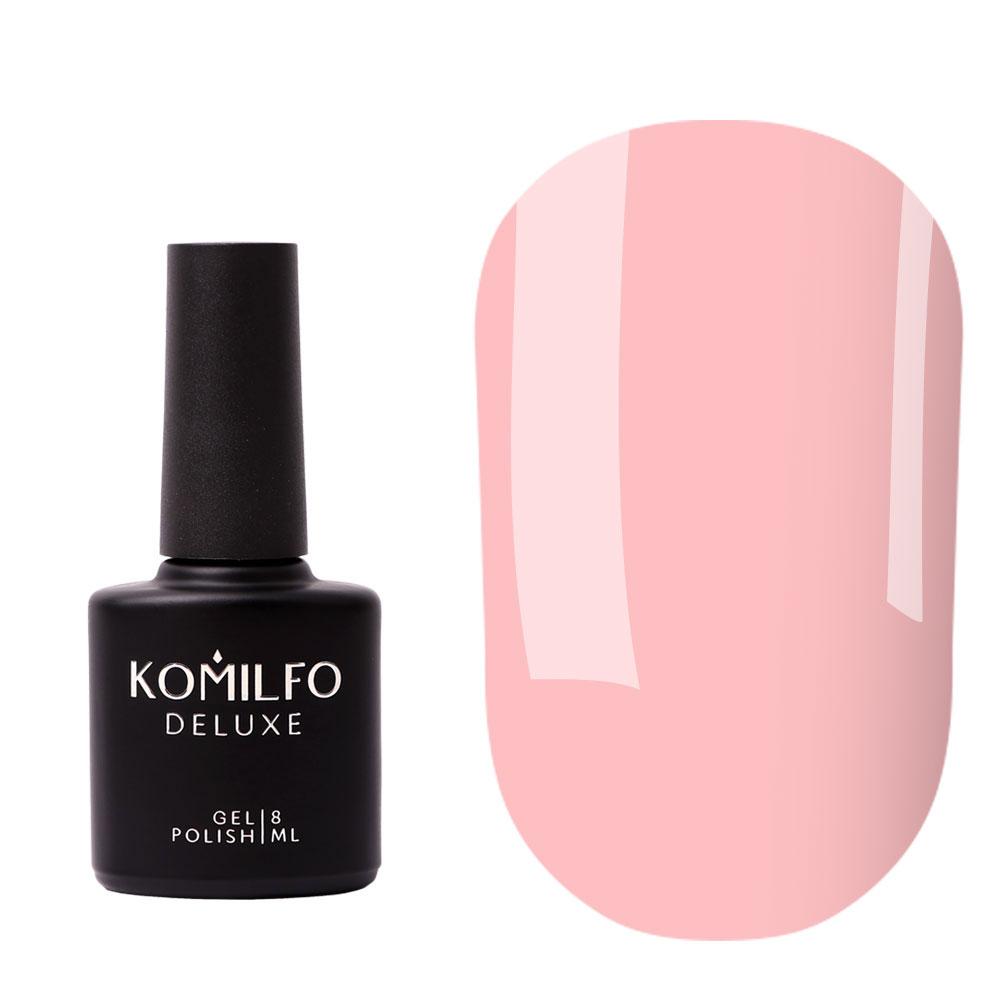 Топ Komilfo No Wipe Milky Pink Top без липкого шару молочно-рожевий, 8 мл