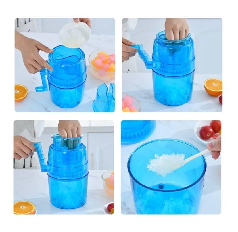 Портативний подрібнювач льоду ICE SHAVER, Побутова мінідробілка для льоду, Крашмейкер
