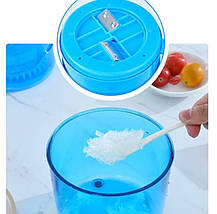 Портативний подрібнювач льоду ICE SHAVER, Побутова мінідробілка для льоду, Крашмейкер, фото 4