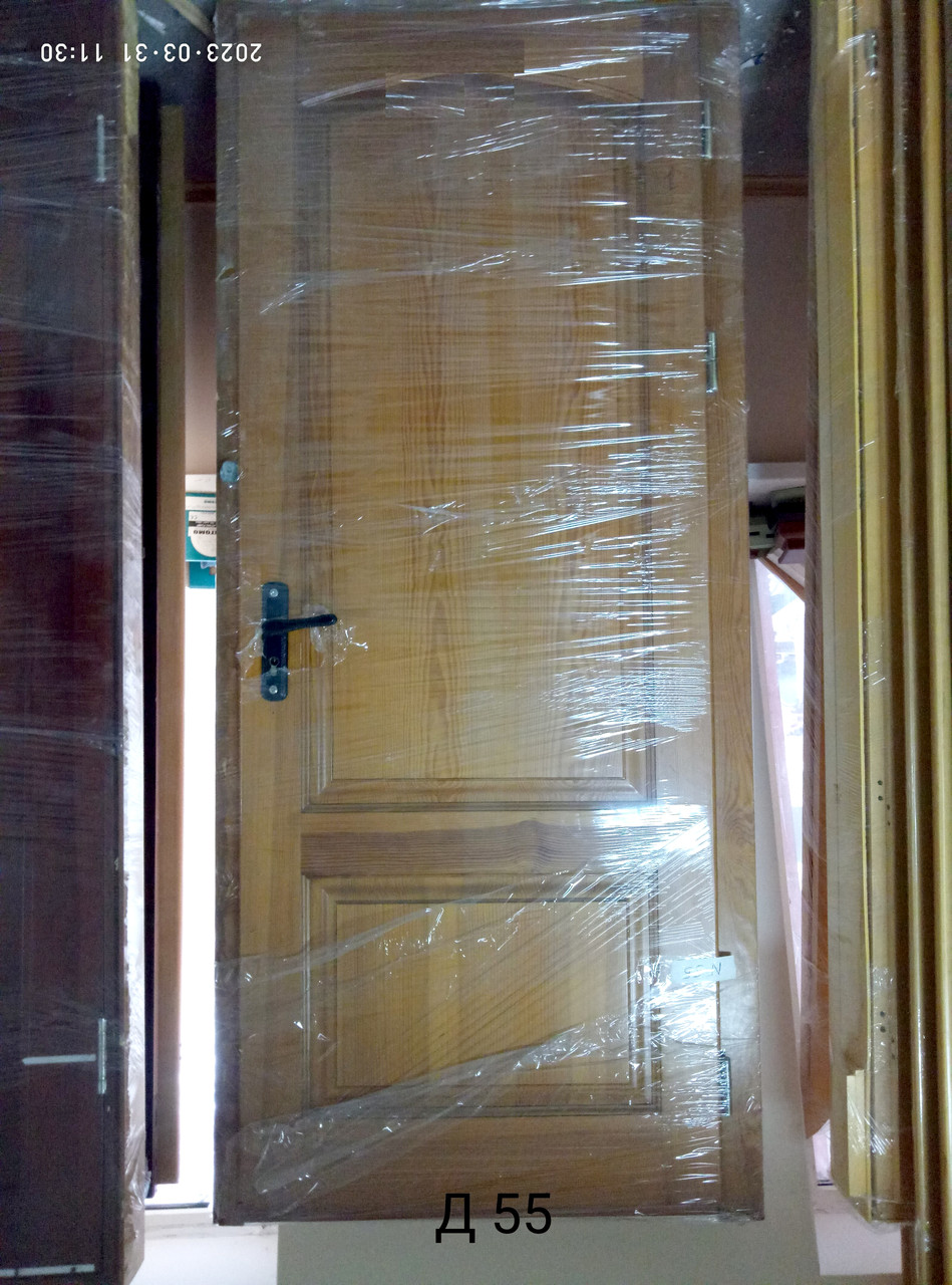 Д-55 дверний блок із сосни, фото 1