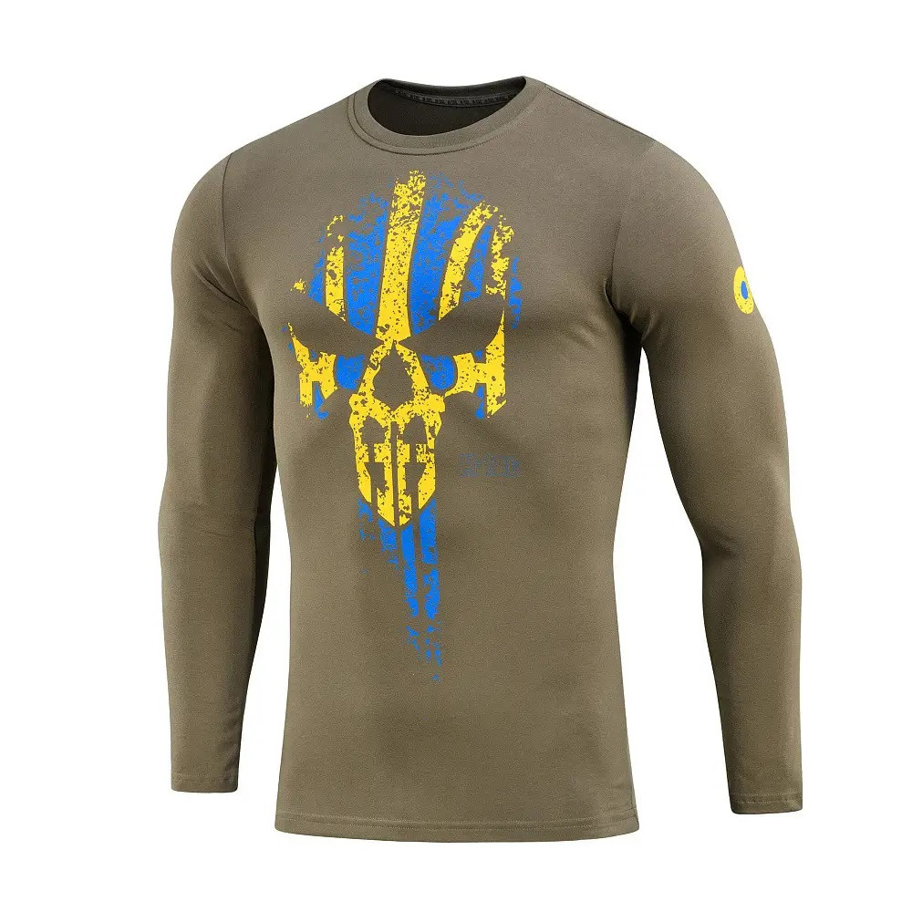 M-TAC ФУТБОЛКА МЕСНИК ДОВГИЙ РУКАВ OLIVE/YELLOW/BLUE M