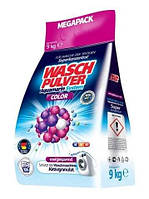 Стиральный порошок WASCH PULVER COLOR 9 кг 106 циклов стирки