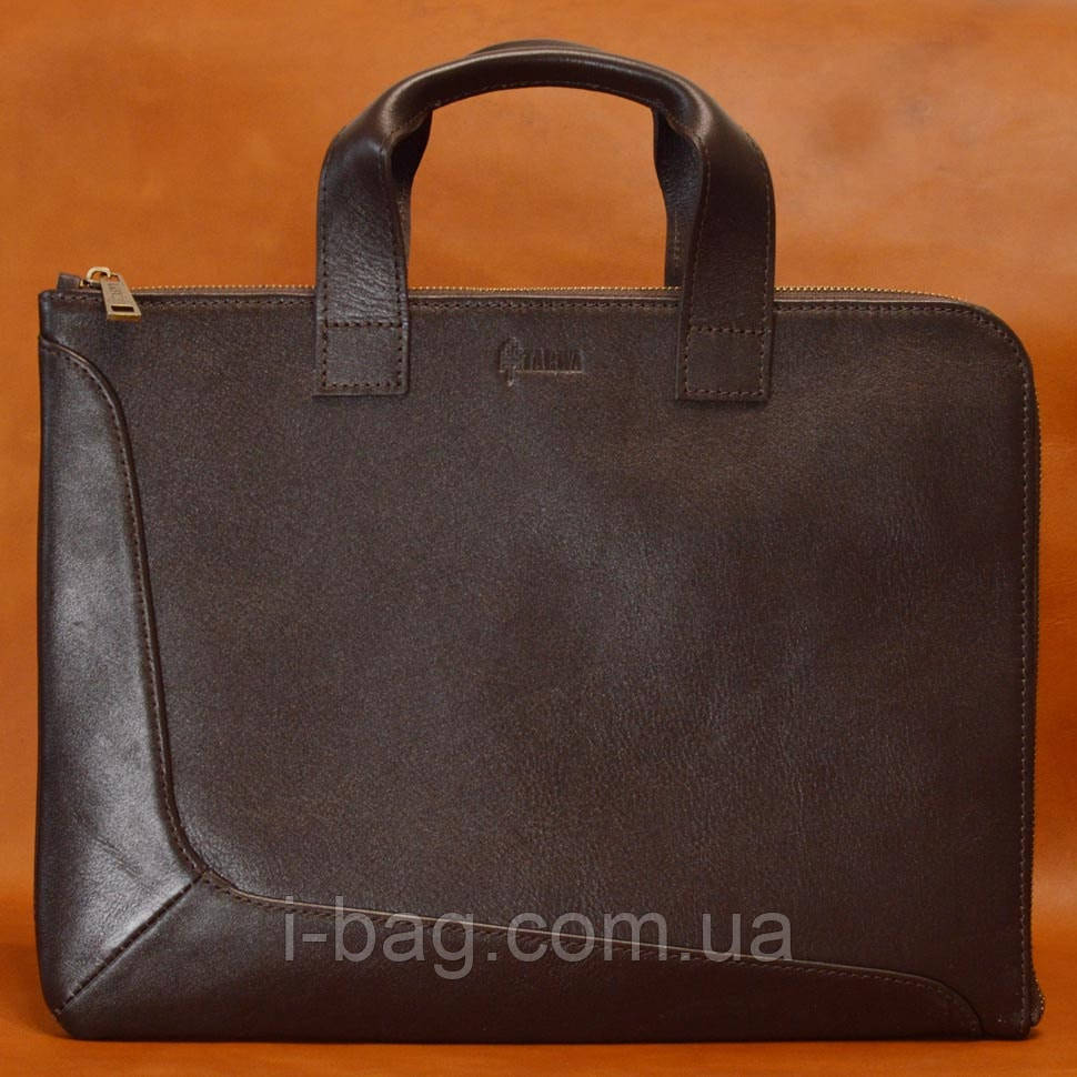 Папка шкіряна портфоліо з ручками для документів А4 TARWA GC-0017-4lx