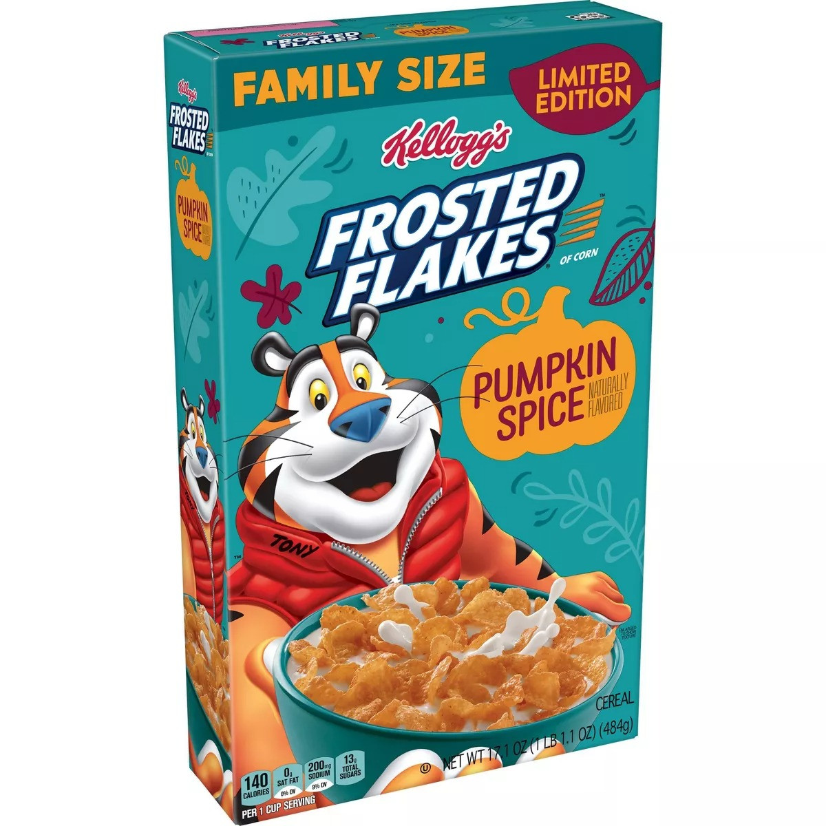 Пластівці Kellogg's Frosted Flakes Pumpkin Spice 484g (термін до 16.05.2024)