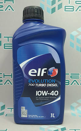 Олива моторна Elf Evolution 700 Turbo Diesel 10w40 1 л SN/CF A3/B4, фото 1