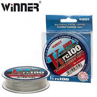 Флюорокарбон Winner Fluro Carbon 100% V8 №0180328 50м 0,10мм * Оригинал