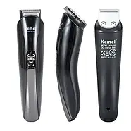 Професійна бездротова акумуляторна машинка триммер для стрижки волосся Kemei 11в1 КМ-600, фото 2