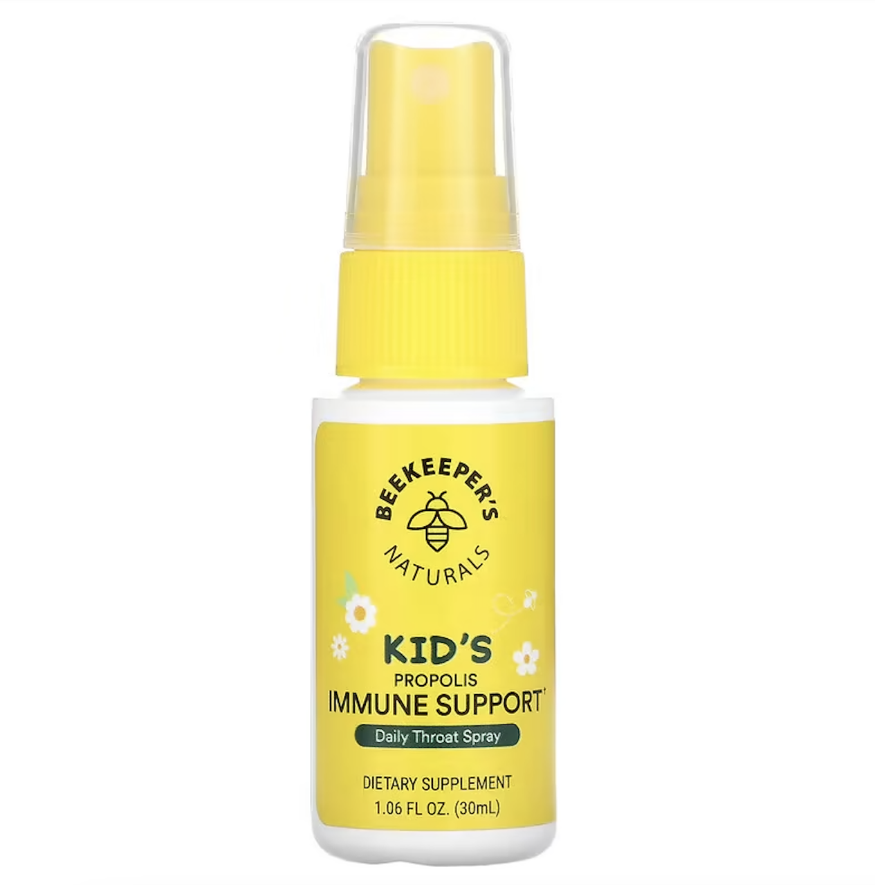 Beekeeper's Naturals, Kids, прополіс для підтримки імунітету, щоденний спрей для горла, 30 мл