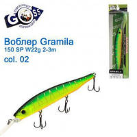 Воблер Goss Gramila 150Sp W22g 2-3m col. 02 Оригинал