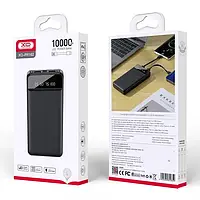 Power Bank универсальная мобильная батарея 10000mAh с фонариком и LED дисплеем, Мощный павербанк для телефона