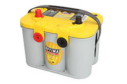 Акумулятор OPTIMA 12В 55Агод./765А (EN) AGM Orbital (EN) YELLOW (L+ стандартні клеми + різьба) 254x175x200 B01