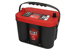 Акумулятор OPTIMA 12В 50Агод./815А RED (L+ стандартні клеми) 254x175x200 B01 - монтажний фланець 10.5мм