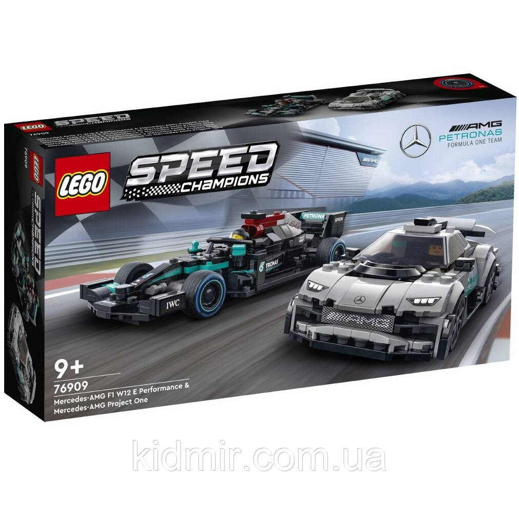 Конструктор LEGO Speed Champions 76909 Mercedes-AMG F1 W12 E Performance і Mercedes-AMG Project One
