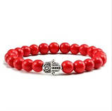 Браслет з хамсою підвіскою рука Фатіми Хамса з натурального каменю онікс, фото 4