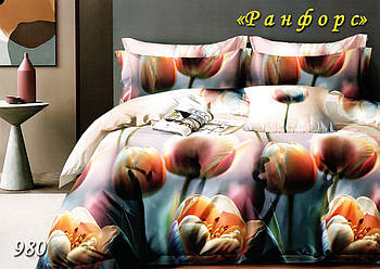 Сімейний комплект постільної білизни ранфорс 980