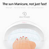 Професійна лампа UV/LED SUNone (без дна) для манікюру та педикюру, 48 Вт., фото 5