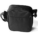 Чоловіча сумка барсетка через плече Carhartt faton чорна тканинна месенджер, фото 4